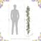 Glitzhome® 72" Easter Egg & Lavender Garland